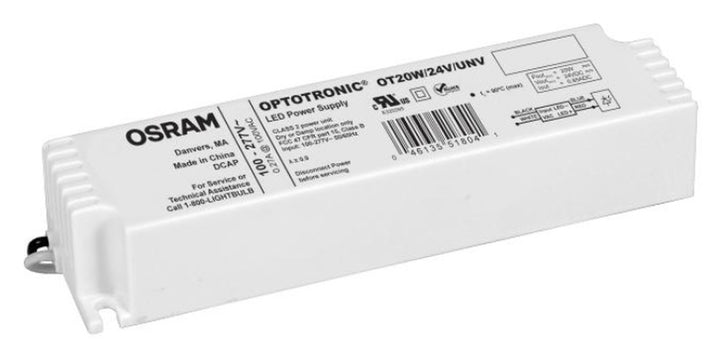 Waldmann 209585029, Power Option, LED Driver, Converts 120-277V, 50/60 Hz AC to 24V DC, 20w Max.