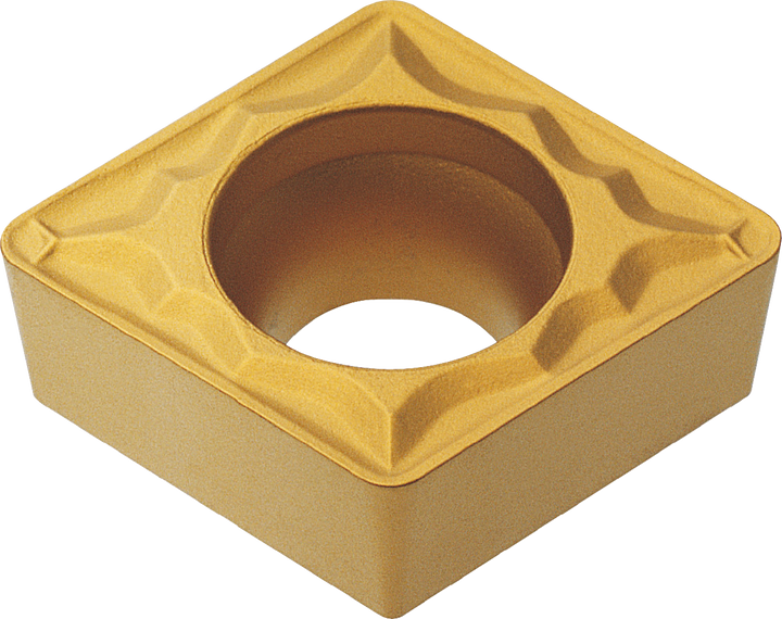 KORLOY-1-02-039060: CCMT2(1.5)1-HMP NC5330 / CCMT060204-HMP NC5330; 80 deg Diamond Insert, 10-Pack