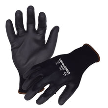 Load image into Gallery viewer, Commander (CM2000) General Purpose Work Gloves, Nylon w/ Polyurethane Palm/Finger Coating, Large, Case of 12 Pairs

