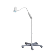 Load image into Gallery viewer, Waldmann D16044110, HALUX N50-3 P SX LED Examination Light, Medical Grade, Gooseneck Arm, 4400K/3800K/3300K, Rolling Floor Stand
