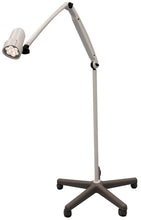 Load image into Gallery viewer, Waldmann D16046110, HALUX N50-3 P FX LED Examination Light, Medical Grade, Articulating Arm, 4400K/3800K/3300K, Rolling Floor Stand
