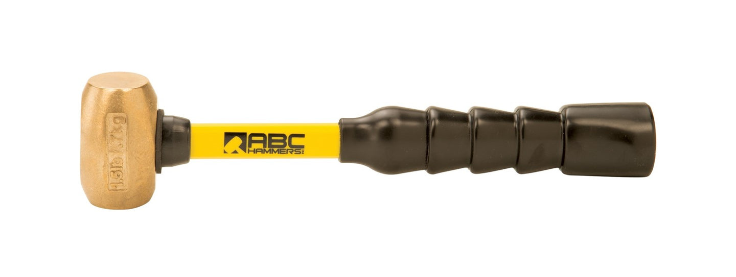 ABC1.5BFB; 1.5 lb  Brass Mallet, 10 in. Fiberglass Handle