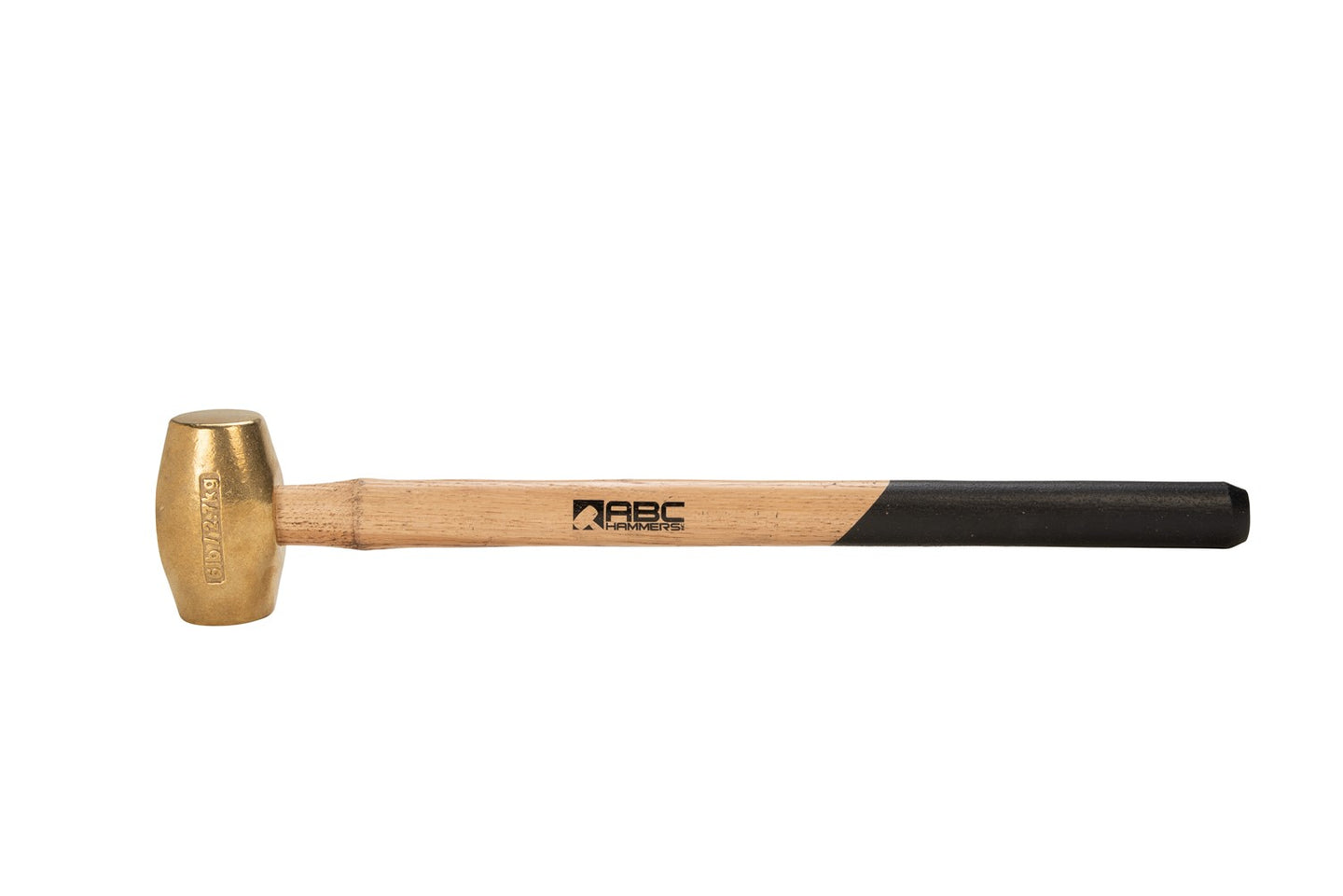 ABC6BWS; 6 lb  Brass Sledge Hammer, 21 in. Wood Handle