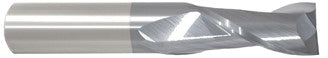 204-001036: 5/64 Dia, 1/4 LOC, 1-1/2 OAL, 2-Flt,  Carbide Square End Mill- Single End, 30 Deg. Helix, AlTiN, USA