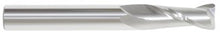 Load image into Gallery viewer, 204-602312: 1/8 Dia, 1/2 LOC, 1-1/2 OAL, 2-Flt, .02 Corner Rad Carbide End Mill- Single End, 30 Deg. Helix, Uncoated, USA
