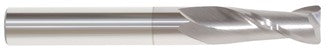 204-602704: 5/16 Dia, 13/16 LOC, 2-1/2 OAL, 2-Flt, .03 Corner Rad Carbide End Mill- Single End, 30 Deg. Helix, TiCN, USA