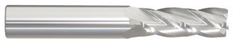 206-001285C: 1.5mm Dia, 5.0mm LOC, 39.0mm OAL, 4-Flt, Carbide Square End Mill- Single End, 30 Deg. Helix, TiCN, USA