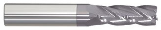206-001287: 1.5mm Dia, 5.0mm LOC, 39.0mm OAL, 4-Flt, Carbide Square End Mill- Single End, 30 Deg. Helix, ALTIN, USA