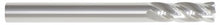 Load image into Gallery viewer, 206-602453: 3/16 Dia, 5/8 LOC, 2 OAL, 4-Flt, .06 Corner Rad Carbide End Mill- Single End, 30 Deg. Helix, Uncoated, USA
