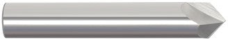 209-092125: 1/8in. Dia., 1-1/2in. Overall Length, 2-Flute, Carbide Chamfer Mill- SE, 90 deg, Uncoated, USA