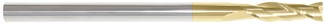 216-001097: 1 Dia, 1-1/2 LOC, 6 OAL, 2-Flt,  Carbide Square End Mill- Single End, 30 Deg. Helix, TiN, USA