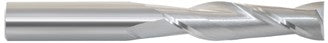 216-001099: 1 Dia, 4 LOC, 7 OAL, 2-Flt,  Carbide Square End Mill- Single End, 30 Deg. Helix, Uncoated, USA