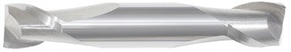 234-001082: 9/32 Dia, 1/2 LOC, 2-1/2 OAL, 2-Flt,  Carbide Square End Mill- Double End, 30 Deg. Helix, Uncoated, USA
