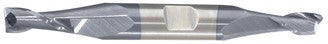 237-001063: 5/16 Dia, 3/4 LOC, 3-1/2 OAL, 2-Flt,  Carbide Square End Mill- Double End, 30 Deg. Helix, AlTiN, USA