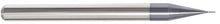 Load image into Gallery viewer, 250-340040B: .040 Dia, .12 LOC, 1-1/2 OAL, 4-Flt,  Carbide Ball End Mill- Single End, 30 Deg. Helix, AlTiN, USA
