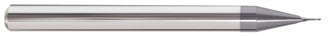250-360860B: .120 Dia, .18 LOC, 1-1/2 OAL, 2-Flt,  Carbide Ball End Mill- Single End, 30 Deg. Helix, AlTiN, USA