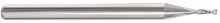 Load image into Gallery viewer, 251-001041: .0938 Dia, 3/4 LOC, 2-1/2 OAL, 2-Flt,  Carbide Square End Mill- Single End, 30 Deg. Helix, Uncoated, USA
