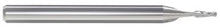 Load image into Gallery viewer, 251-001100: .0156 Dia, 1/8 LOC, 2-1/2 OAL, 2-Flt,  Carbide Ball End Mill- Single End, 30 Deg. Helix, Uncoated, USA
