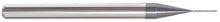 Load image into Gallery viewer, 251-002140B: .0938 Dia, 1/2 LOC, 2-1/2 OAL, 4-Flt,  Carbide Ball End Mill- Single End, 30 Deg. Helix, AlTiN, USA
