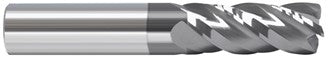 284-000864: 1 Dia, 1-1/2 LOC, 4 OAL, 4-Flt, .045 Corner Radius Carbide End Mill- Single End, Var. Helix, AlTiCrN, USA