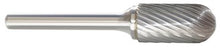 Load image into Gallery viewer, 310-001706X: SC-3X Carbide Burr, Cylinder - Radius End - 3/8 in. Dia., 3-1/4 in. OAL, Single Cut, Uncoated, USA

