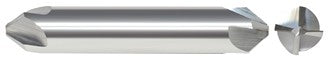 334-301060: 1/8in. Dia., 1-1/2in. Overall Length, 4-Flute, Carbide Countersinks- DE w/drill point, 82 deg, Uncoated, USA