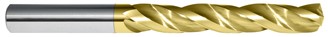 453-403937B: 0.3937 (10mm), Jobber Length Carbide Twist Drill- 150 deg, TiN, USA