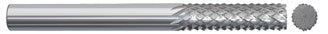 780-001001: 1/16 in. Dia., 3/16 in. Length Of Cut, 1-1/2 in. Overall Length Carbide Router Mill; Diamond Cut, Style A- No End Cut, BRIGHT, USA